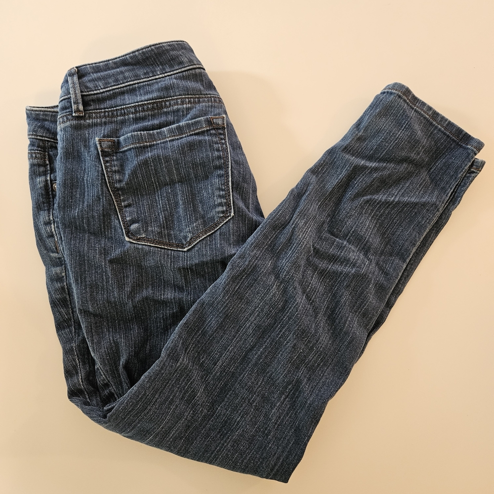 Ann Taylor Dark Blue Straight Leg Jeans